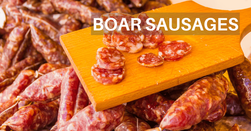 BUY BOAR SAUSAGES